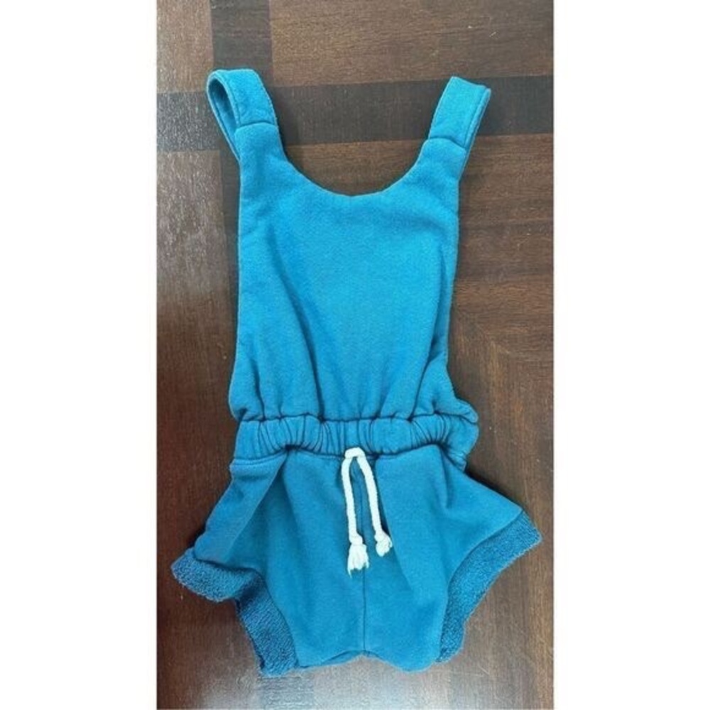 Teal Kids Bodysuit with Drawstring